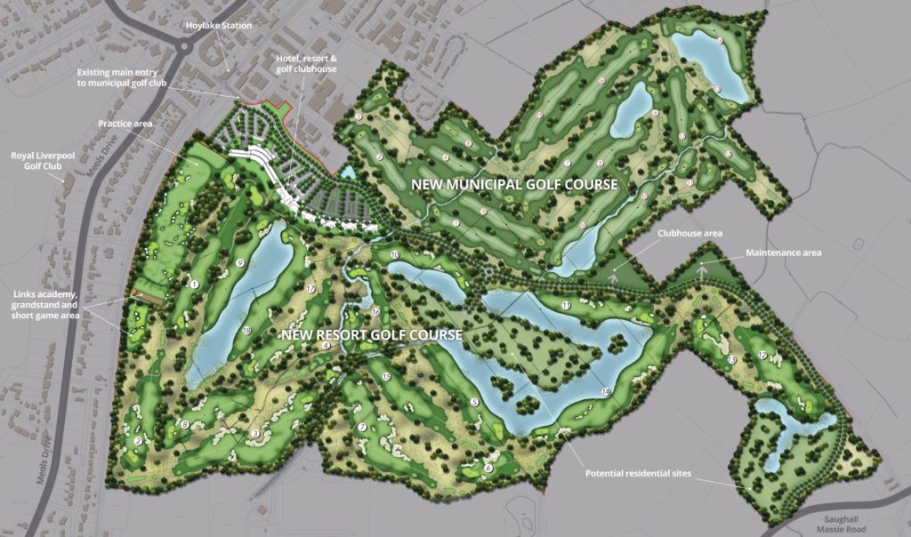 Golf resort proposals plan