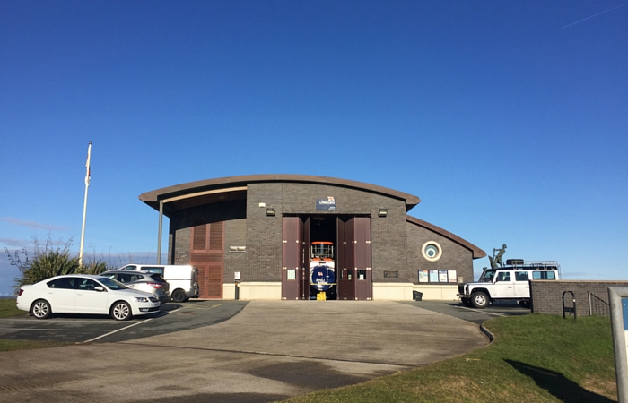 Hoylake lifeboat station this morning