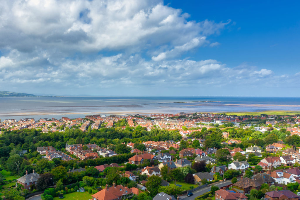 West Kirby from above. 