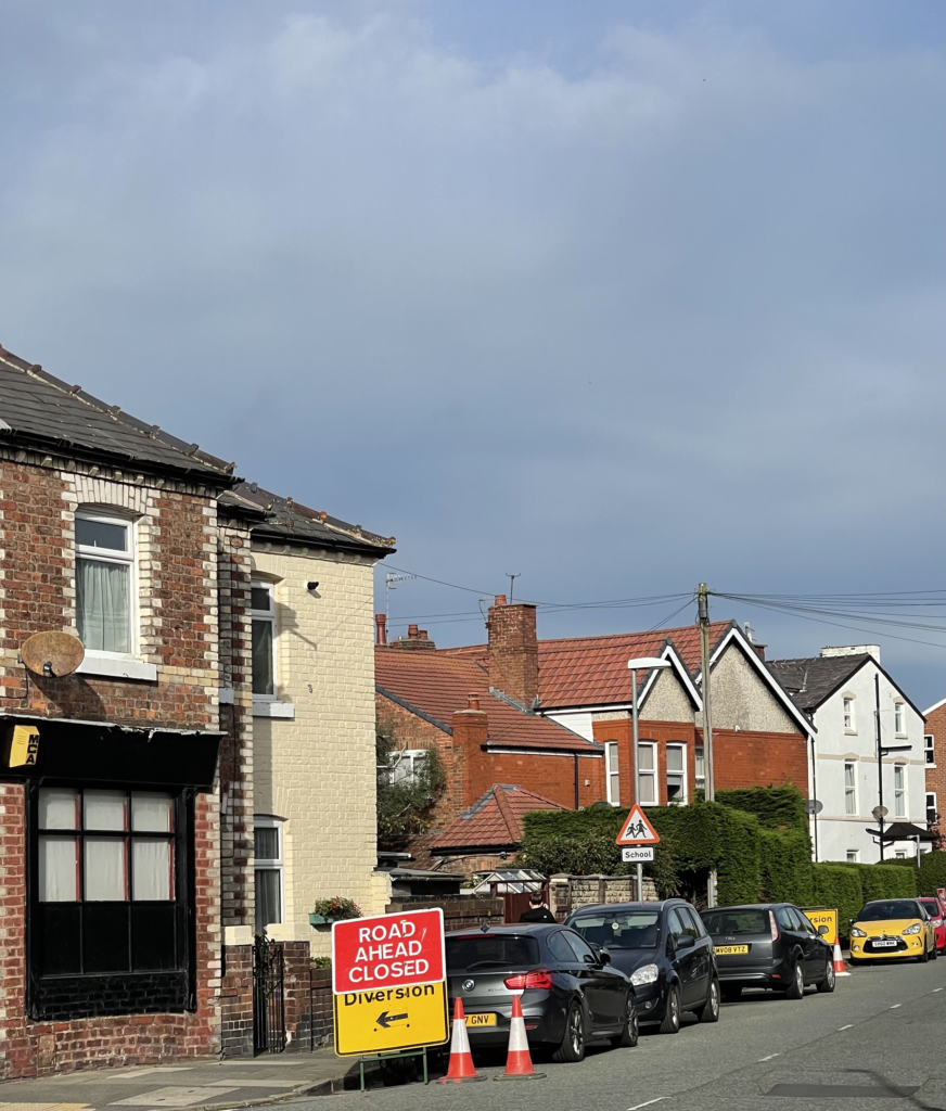 West Kirby roadworks