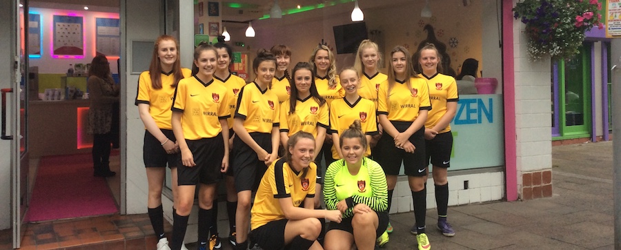 West Kirby Wasps team in new kit