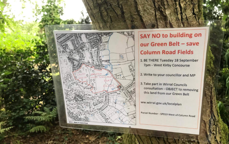 Caldy green belt could be saved from development