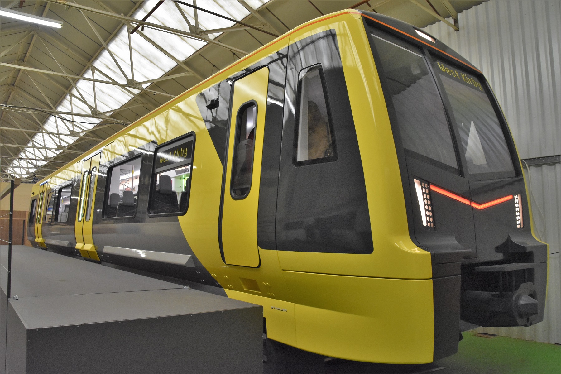 The new trains introduced next year will have step-free access
