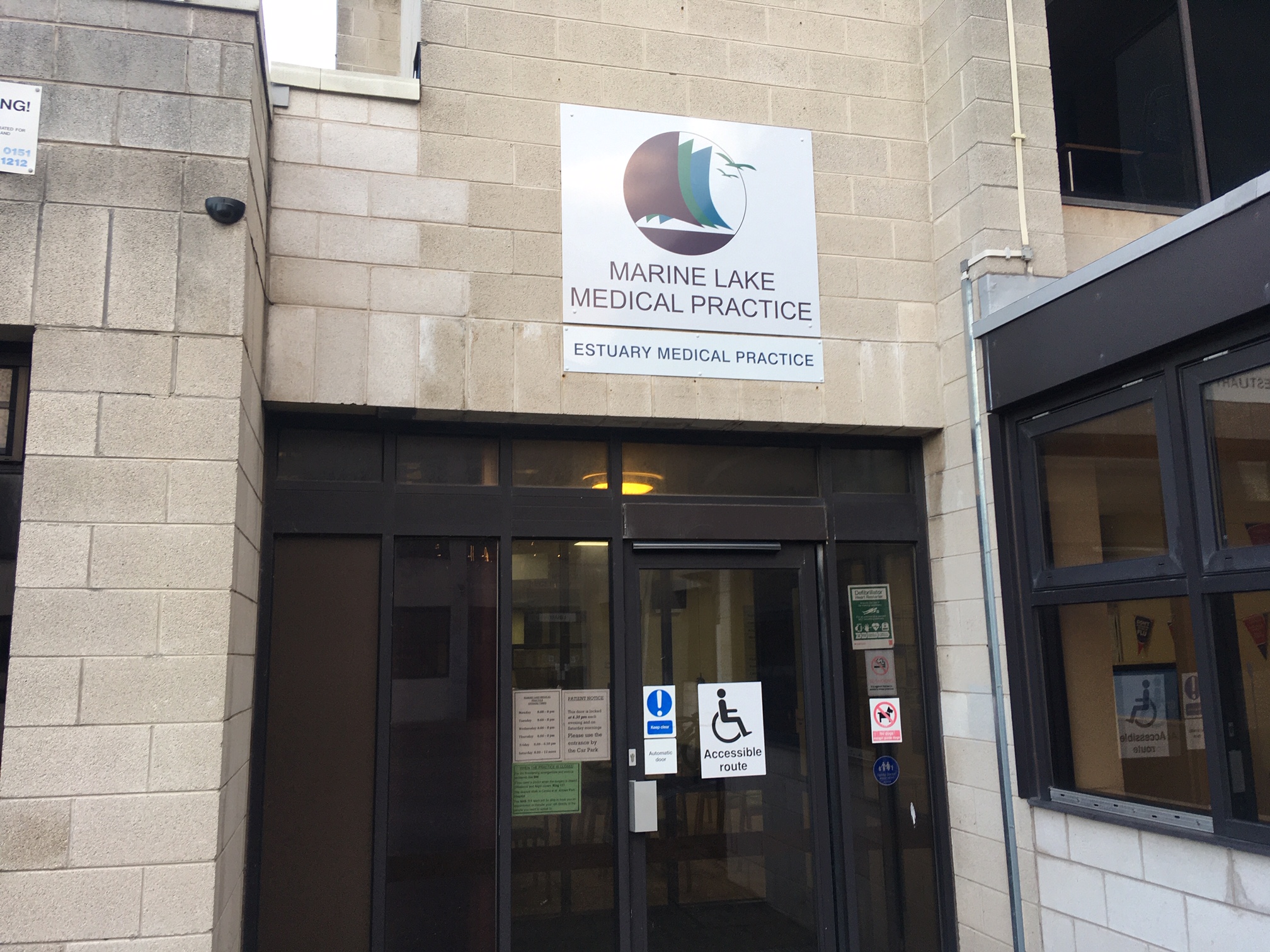 The existing Marine Lake Medical Practice