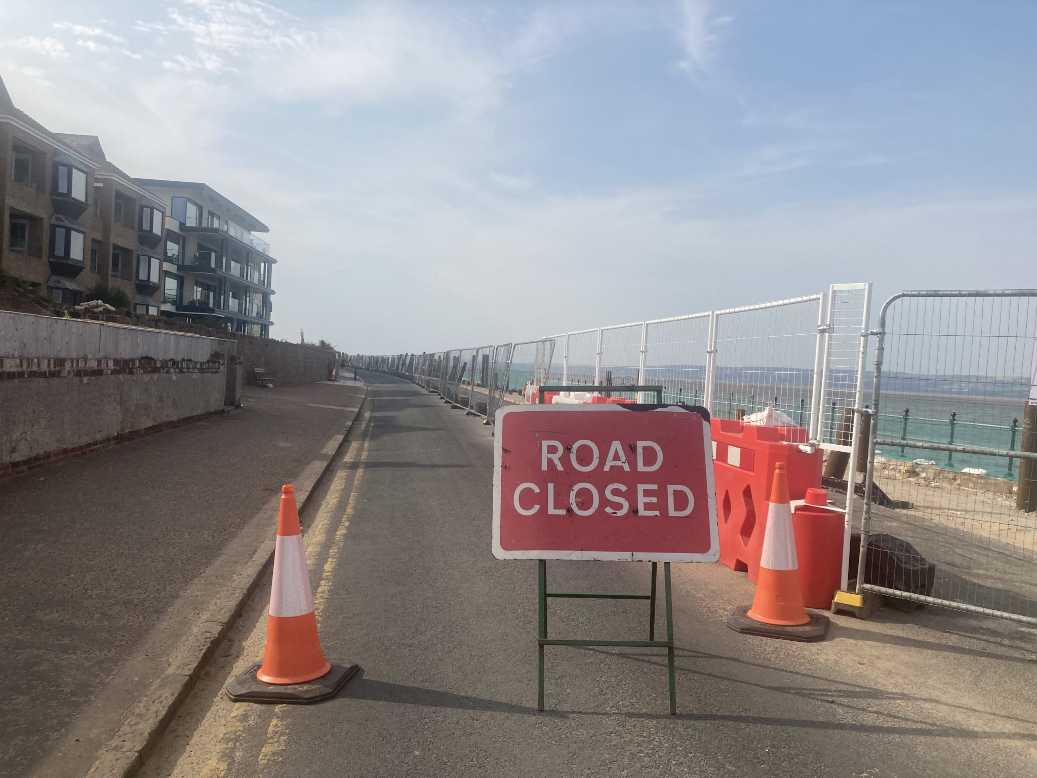 First photo of West Kirby's new flood wall West Kirby