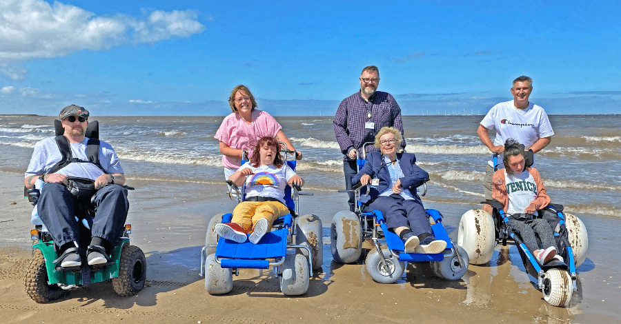 Beach wheelchairs available for free hire in West Kirby