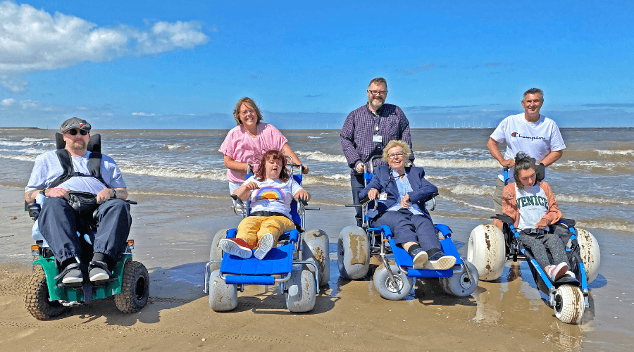 Beach wheelchairs