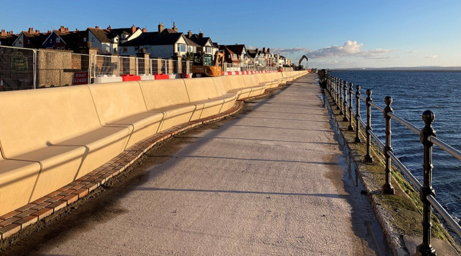 Completion date announced for flood wall scheme
