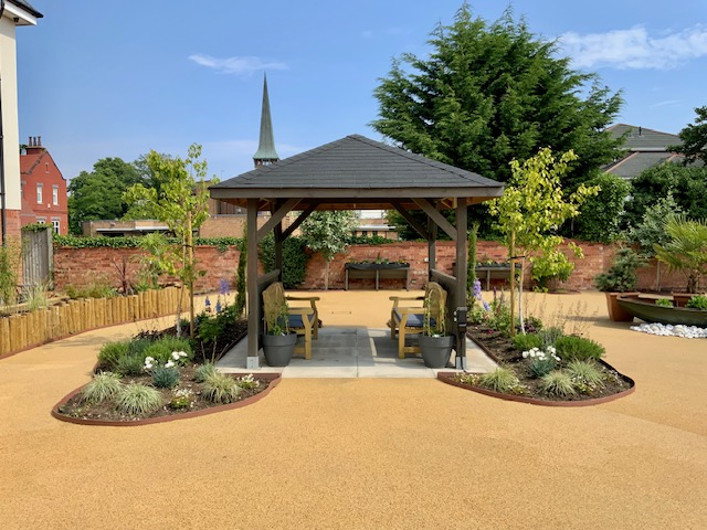 Sensory garden created at Hoylake care home
