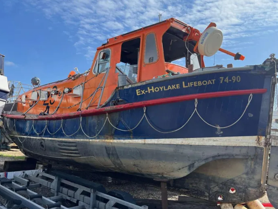 Former Hoylake lifeboat washes up for sale in Essex